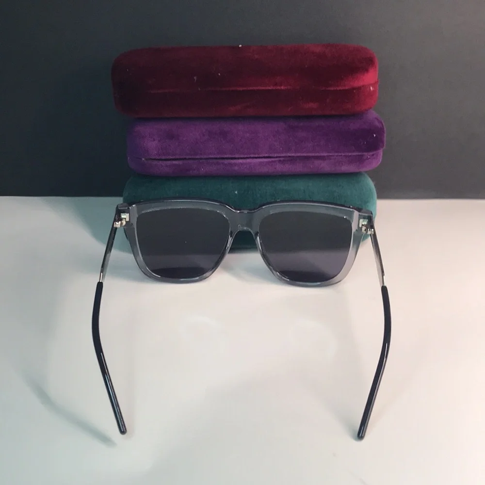 Trendy - 💯 Authentic - New GUCCI GG0976S 001 transparent - Picture 8 of 16